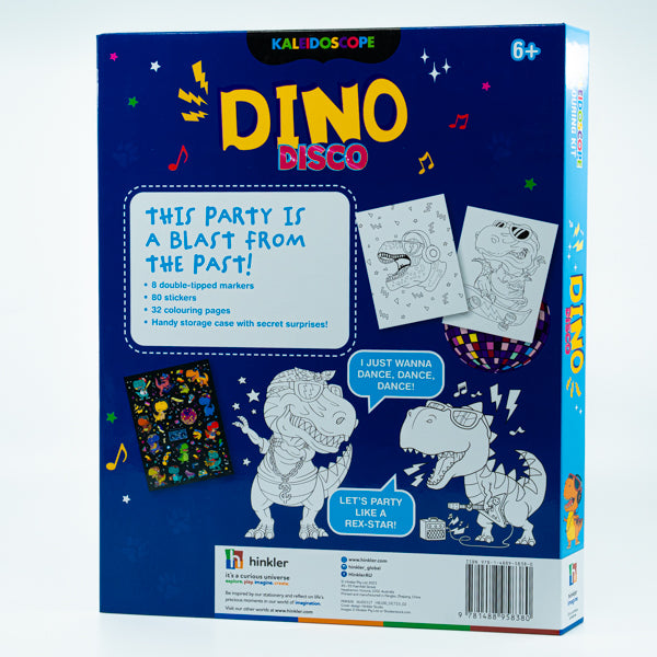 Kaleidoscope Dino Disco Colouring Kit