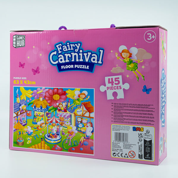 Games Hub Fairy Carnival Floor Puzzle, 45 pce