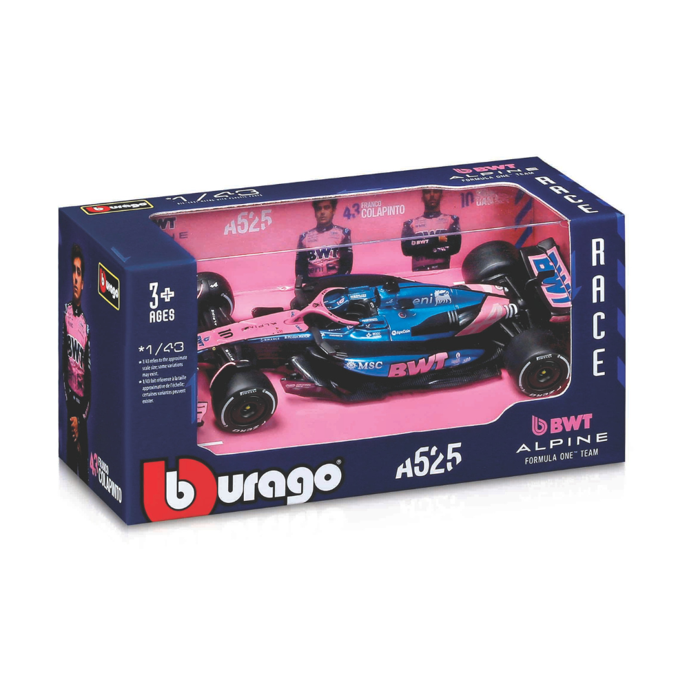 Bburago BWT Alpine F1 1:43 A525 #10 Pierre Gasley