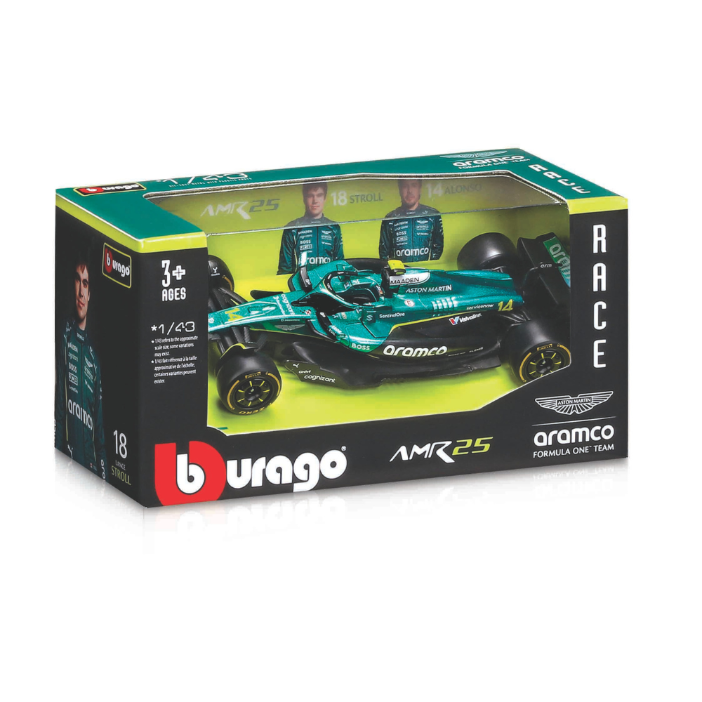 Bburago Aston Martin F1 1:43 AMR #14 Fernando Alonso