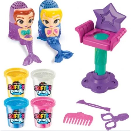 CRA-Z-ART Softee Dough Sparkling Mermaid Stylin’ Salon