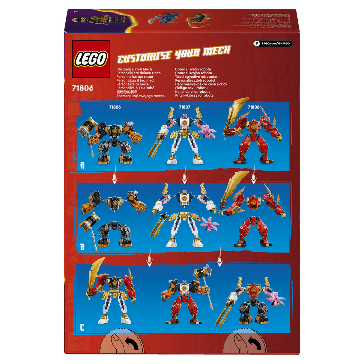 LEGO Ninjago Cole's Elemental Earth Mech 71806, (235-pieces)