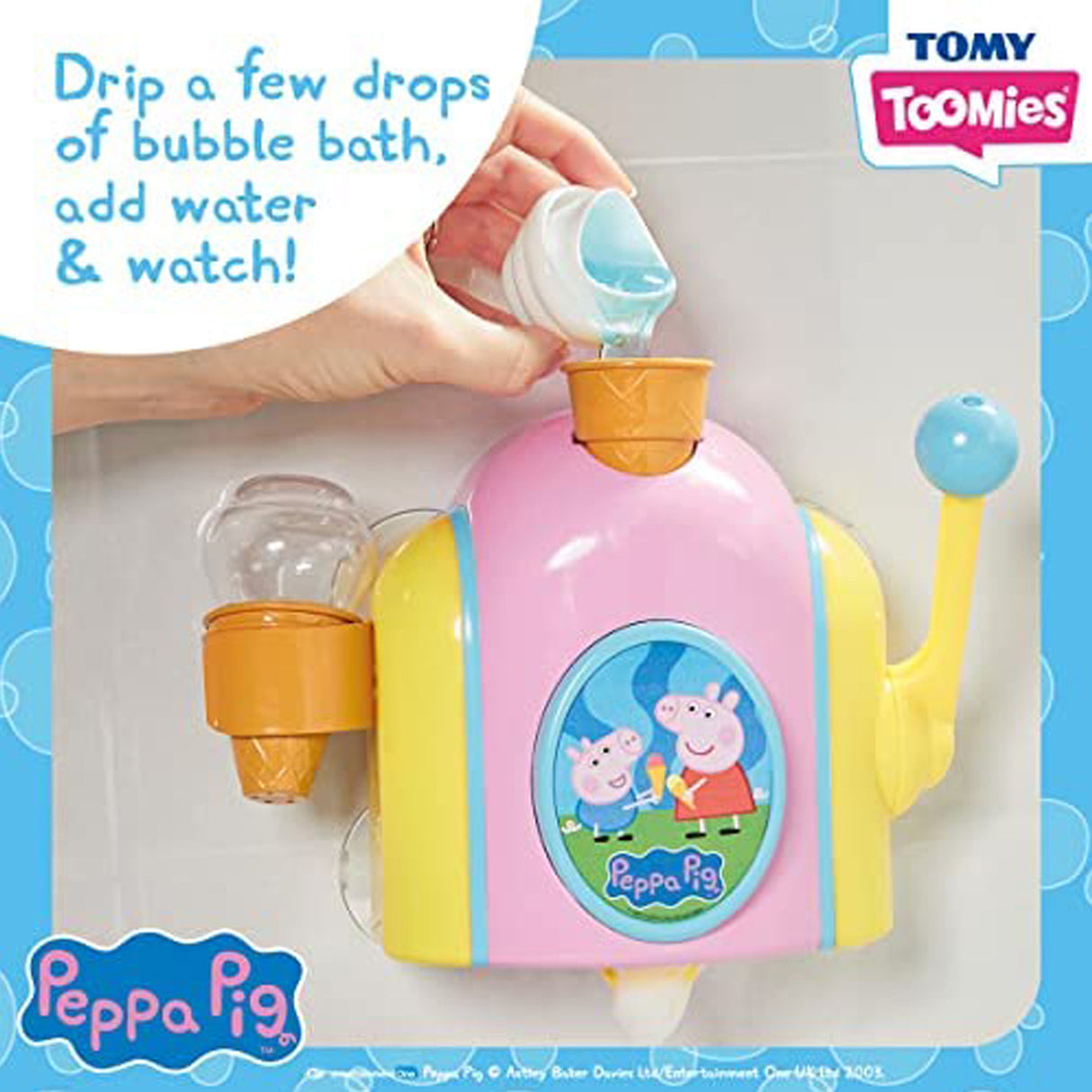 TOMY Toomies Peppa Pig Bubble Ice Cream Maker