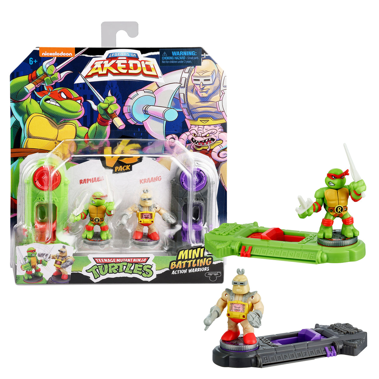 Akedo Teenage Mutant Ninja Turtles S1 Raphael Vs Kraang