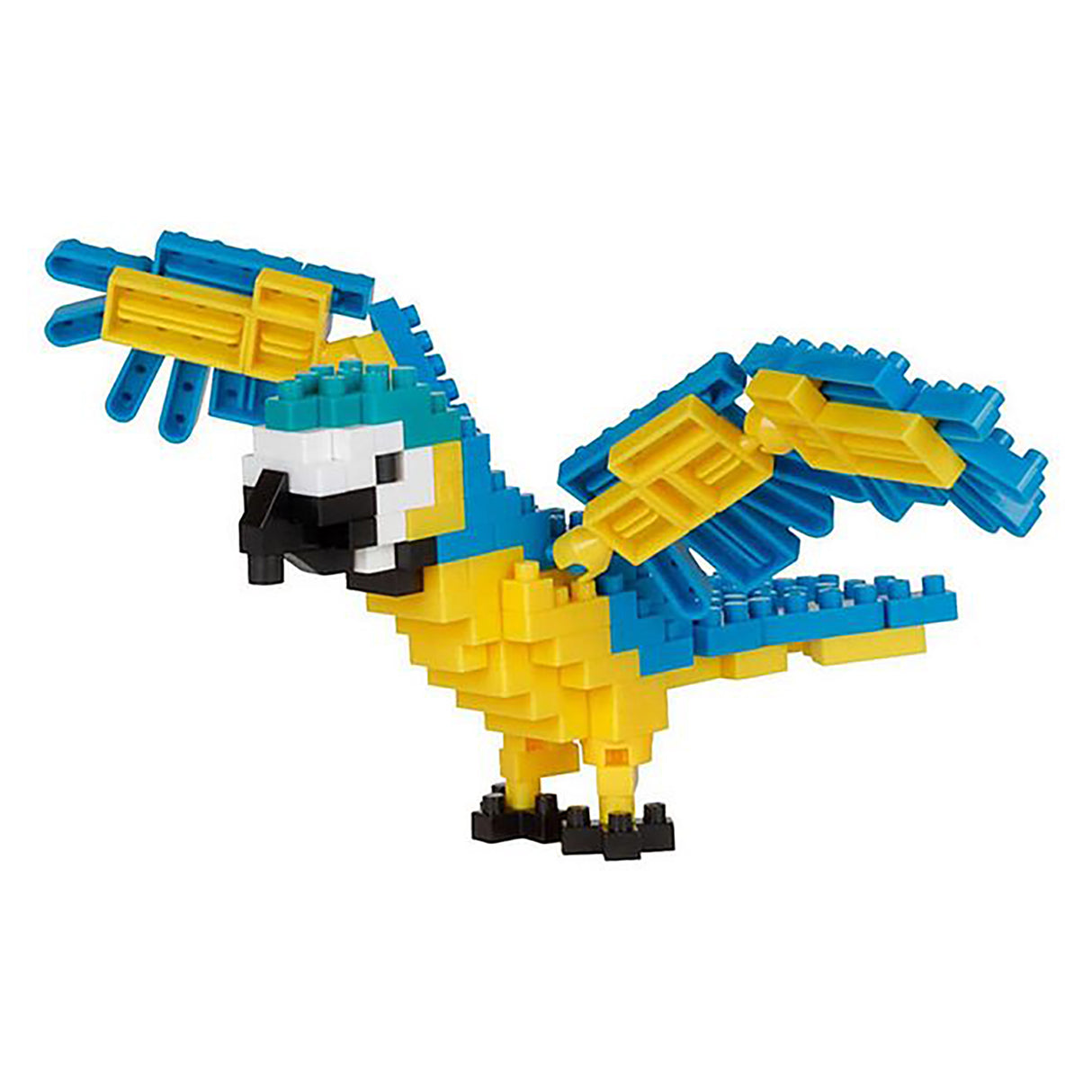 nanoblock Bird Collection Series Blue-And-Yellow Macaw (140 pieces)