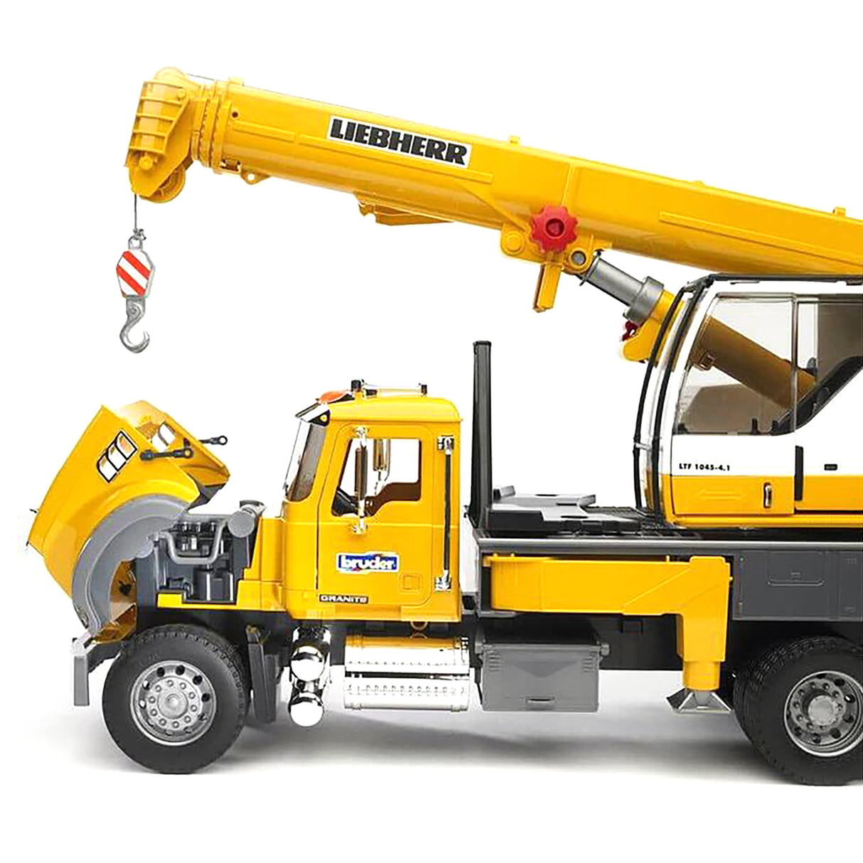 Bruder 1/16 MACK Granite Liebherr Crane Truck