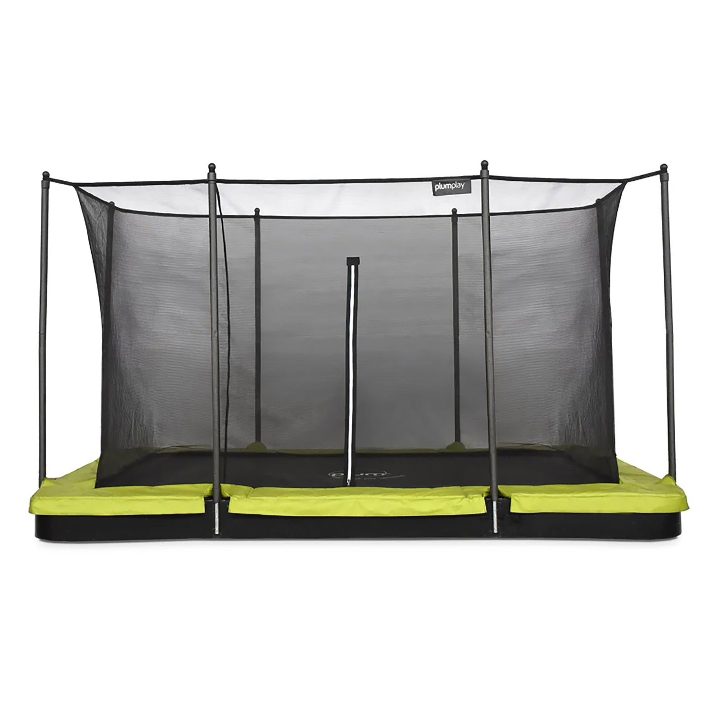 Plum 12 X 8FT In Ground Rectangular trampoline & enclosure