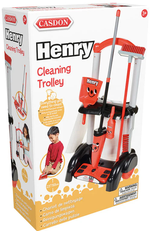 Henry Cleaning Trolley Red