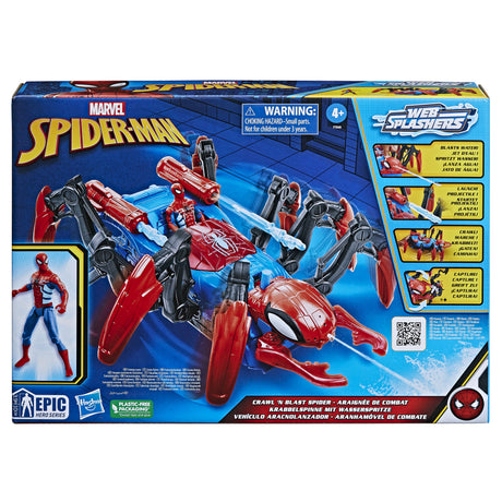 Marvel Spider-Man Crawl ‘N Blast Spider Toy Playset