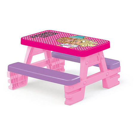 Barbie Kids Pink Picnic Table