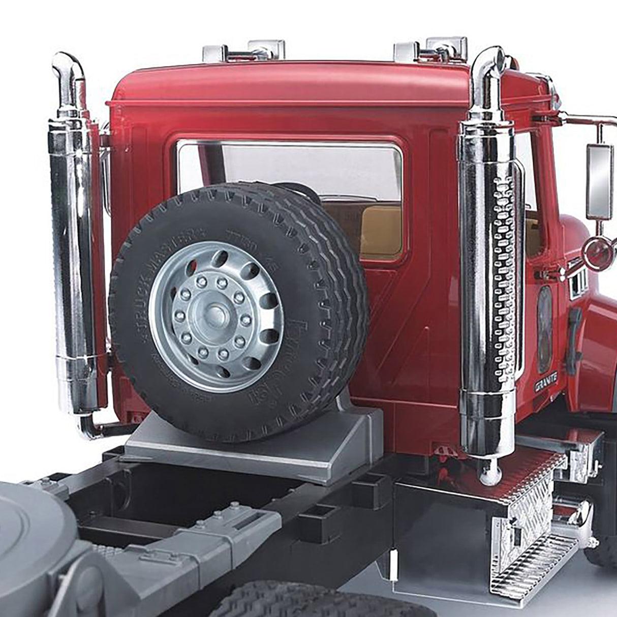 Bruder 1/16 Mack Granite Low Loader With Jcb 4Cx Backhoe Loader, Multicolour