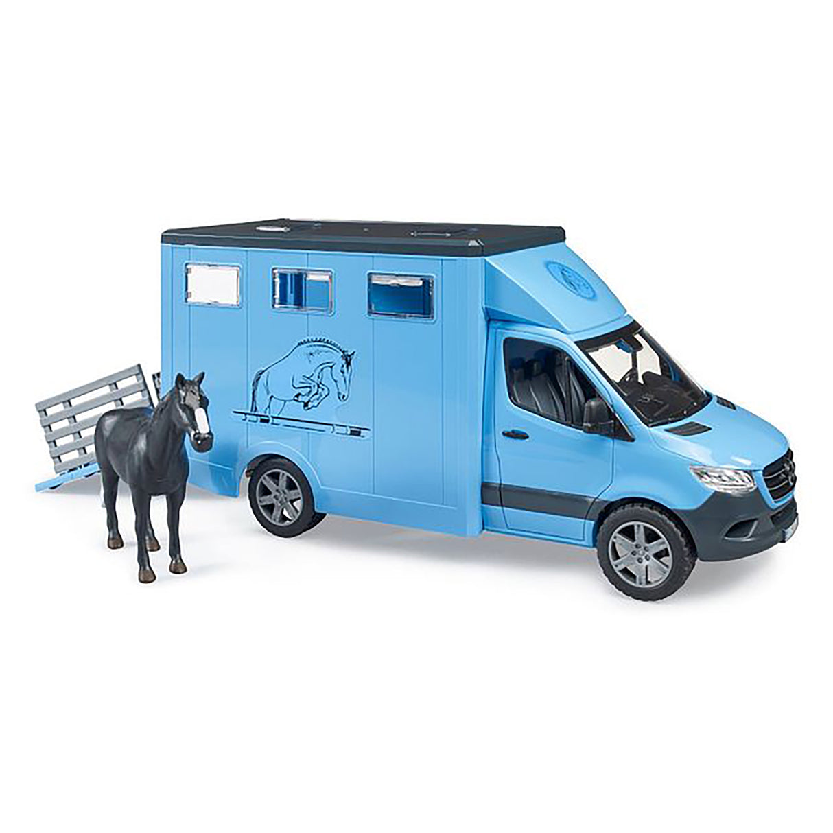 Bruder Mercedes G3 Sprinter Animal Transporter with Horse