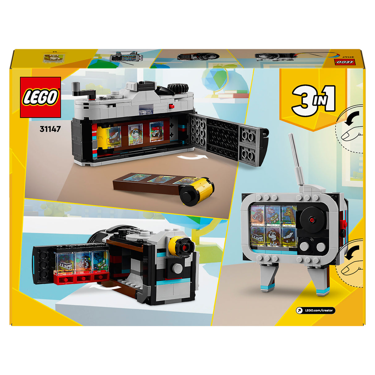 LEGO Creator Retro Camera 31147, (261-pieces)