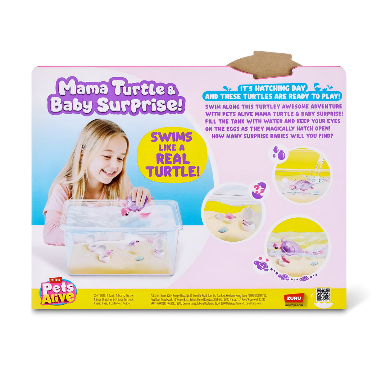 Pets Alive Mama Turtle Surpise Playset