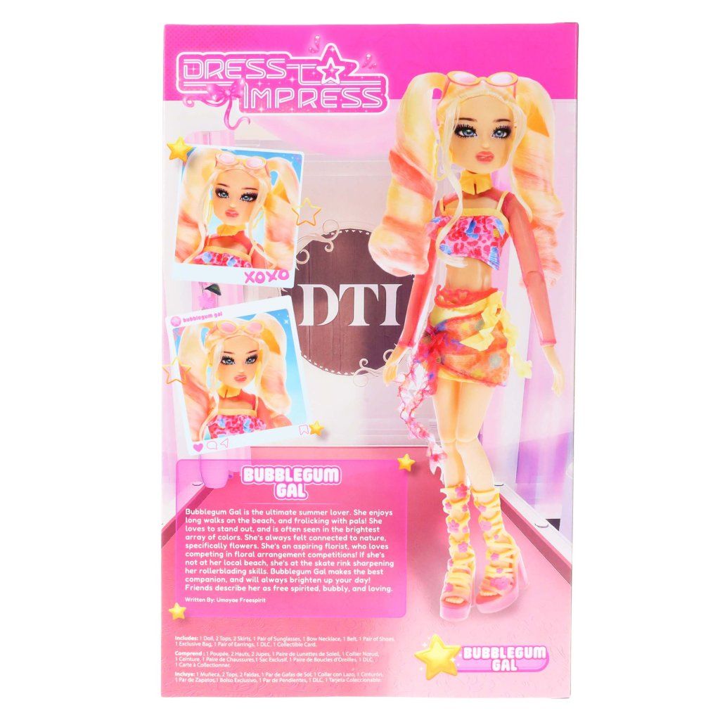 Dress to Impress Fashion Doll Bubblegum Gal