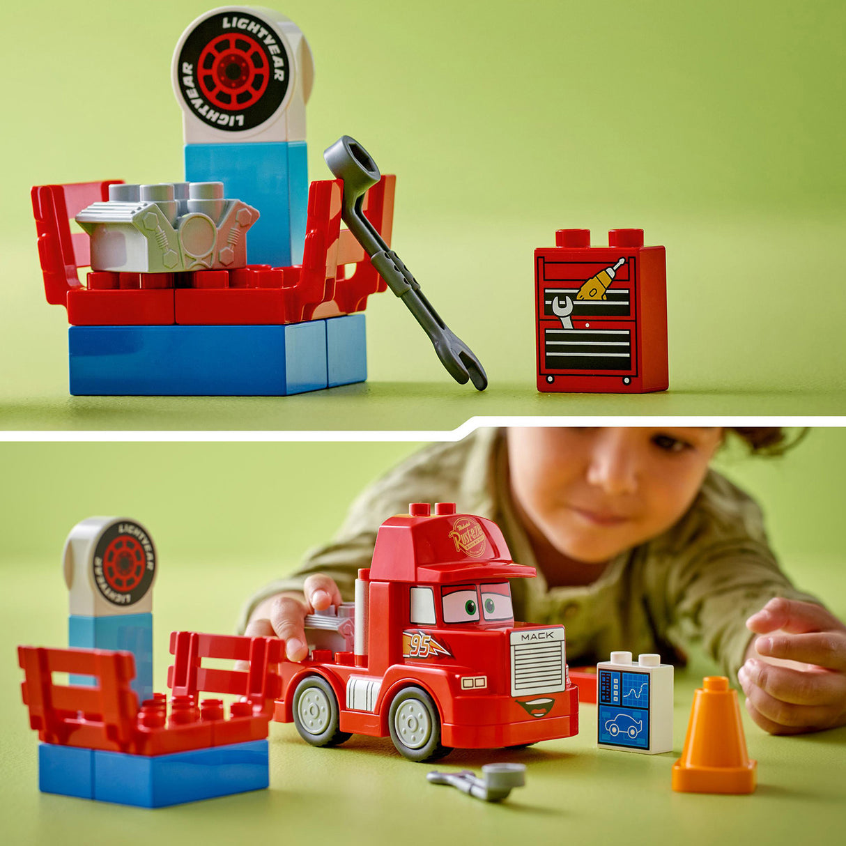LEGO Duplo Mack At The Race 10417, (14-Pieces)