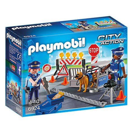 Playmobil 6924 City Action Playset - Police Roadblock