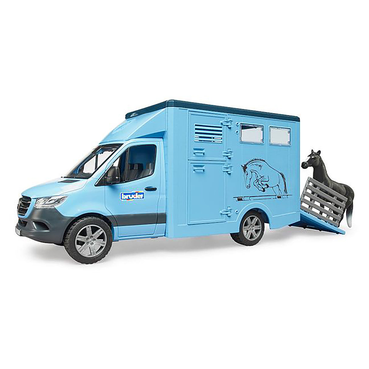 Bruder Mercedes G3 Sprinter Animal Transporter with Horse