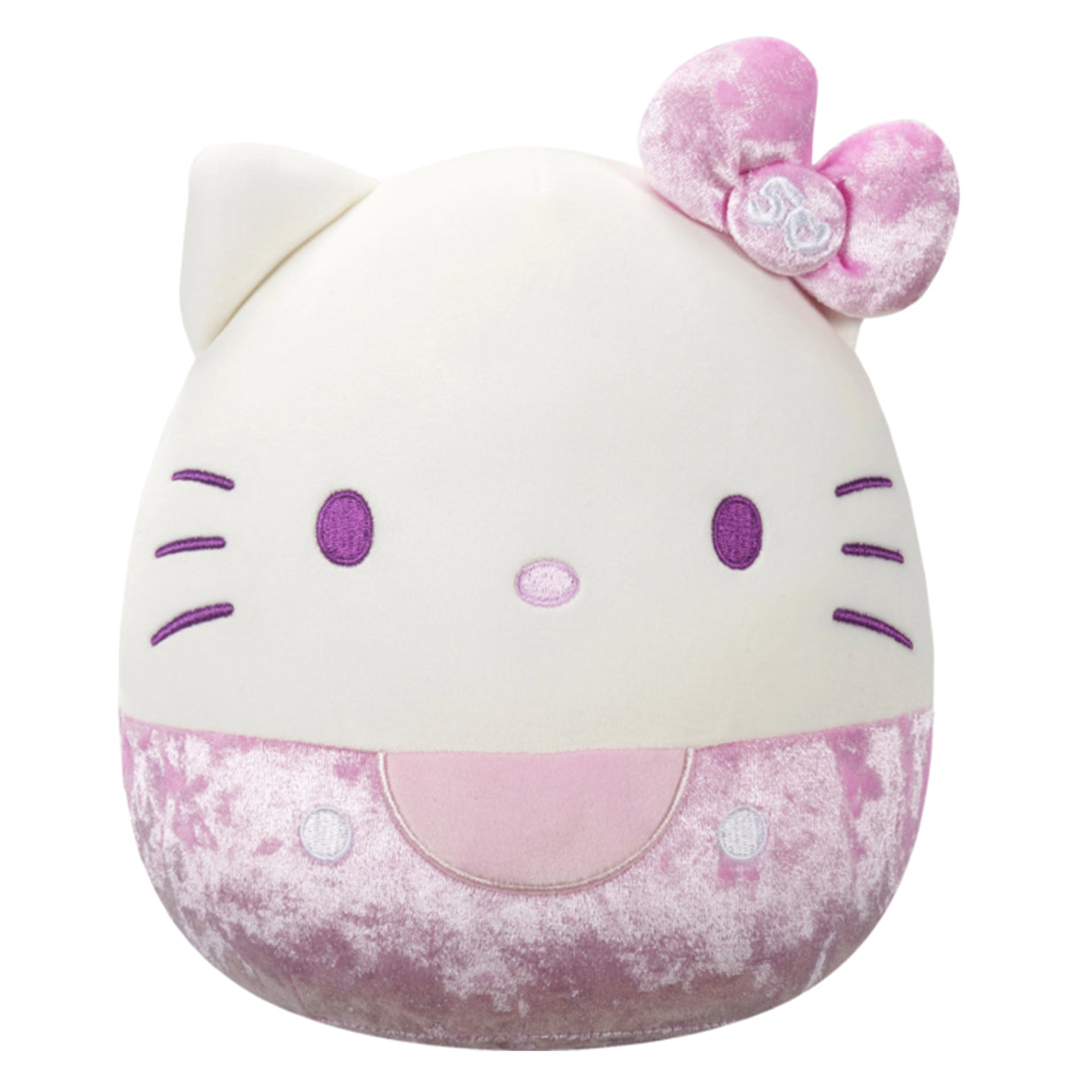 Squishmallows Hello Kitty 50th Velvet Purple 8" Plush