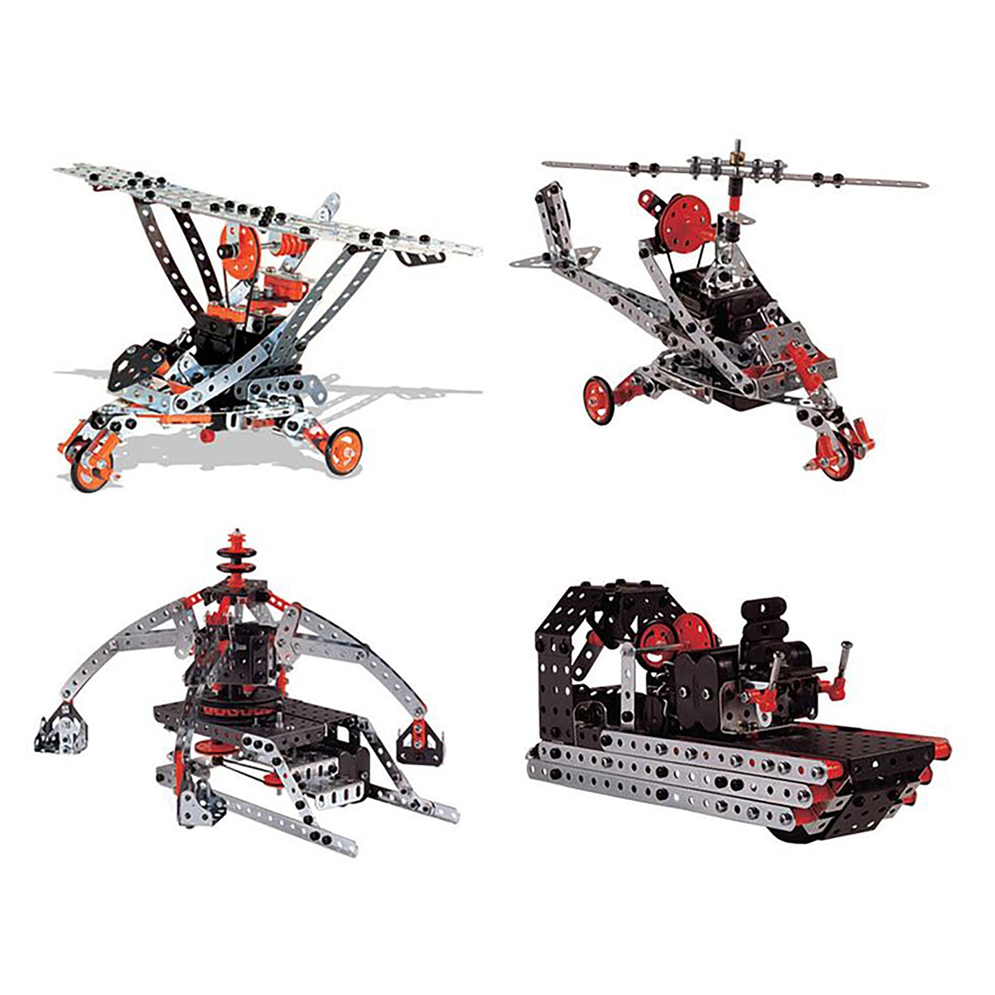 Meccano Junior 16214 25-In-1 Super Construction Set In Case
