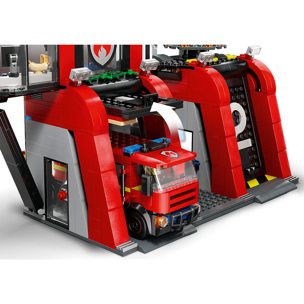 LEGO City Fire Station with Fire Truck 60414, (843-pieces)