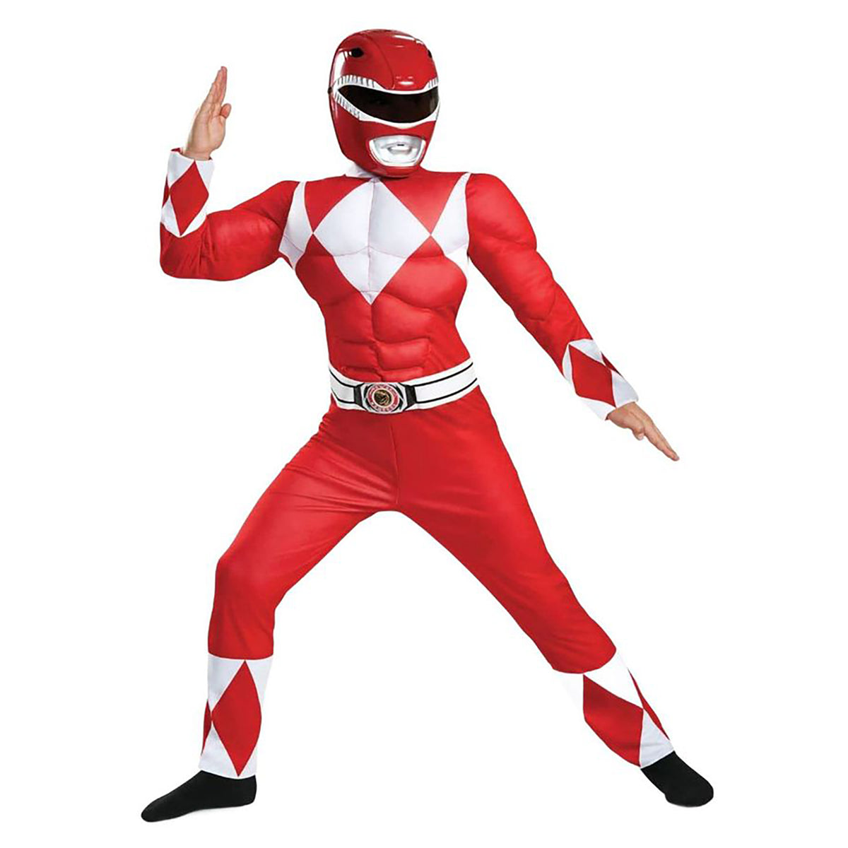 Rubies Power Rangers Red Ranger Fancy Dress Costume, Red (7-8 years) – Toys  R Us Australia