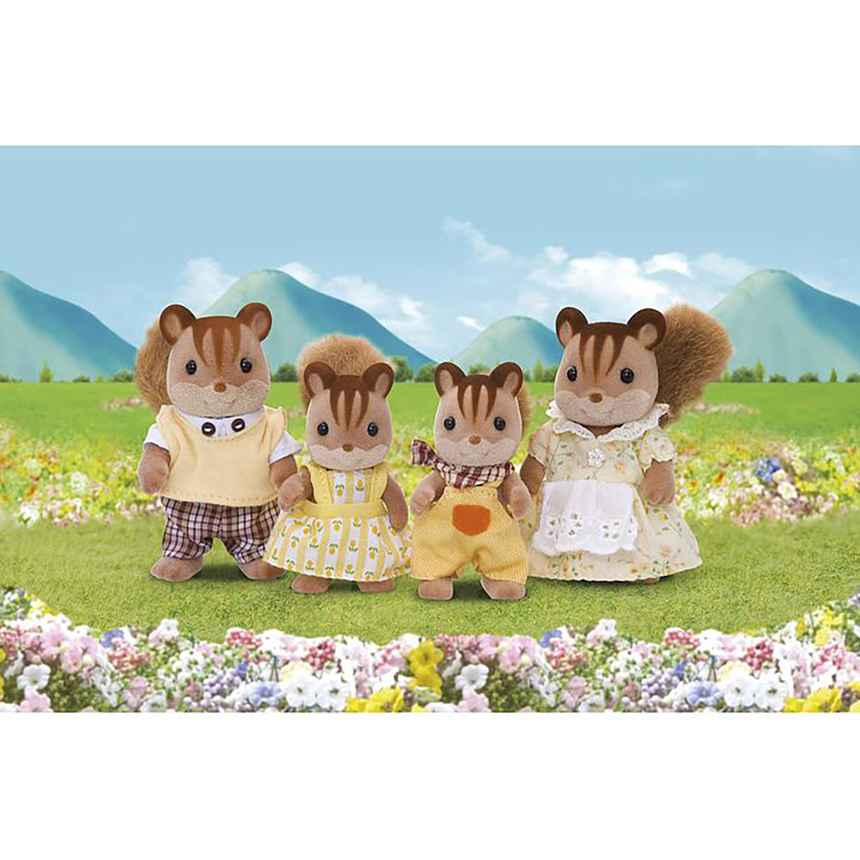 Sylvanian Families Walnut Squirrel Family