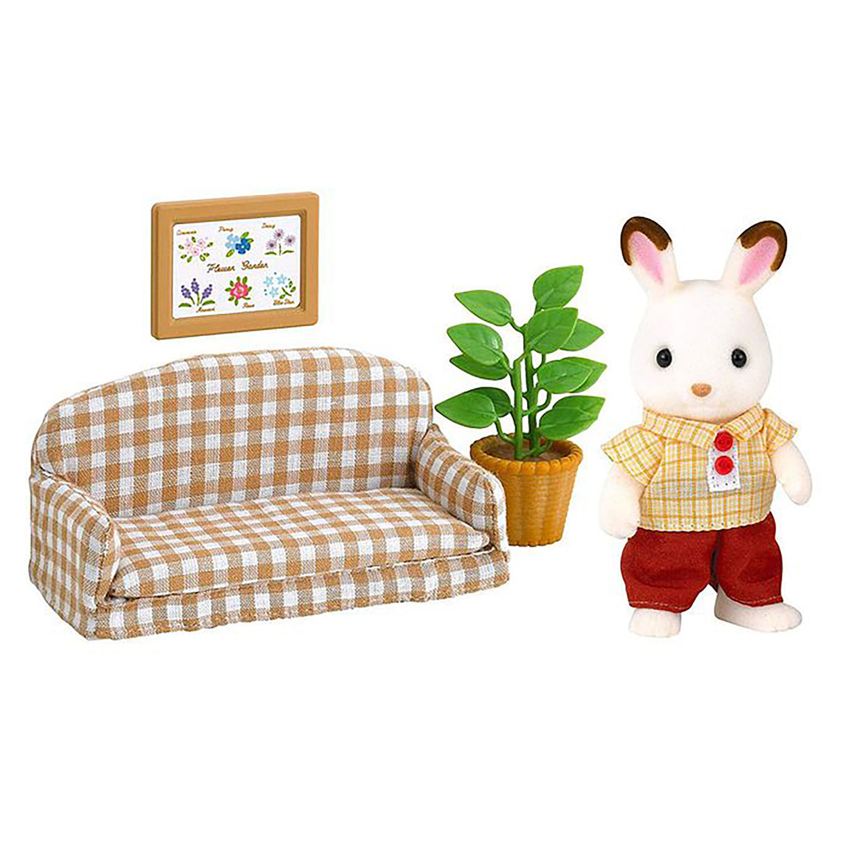 Sylvanian Families Chocolate Rabbit Father Set