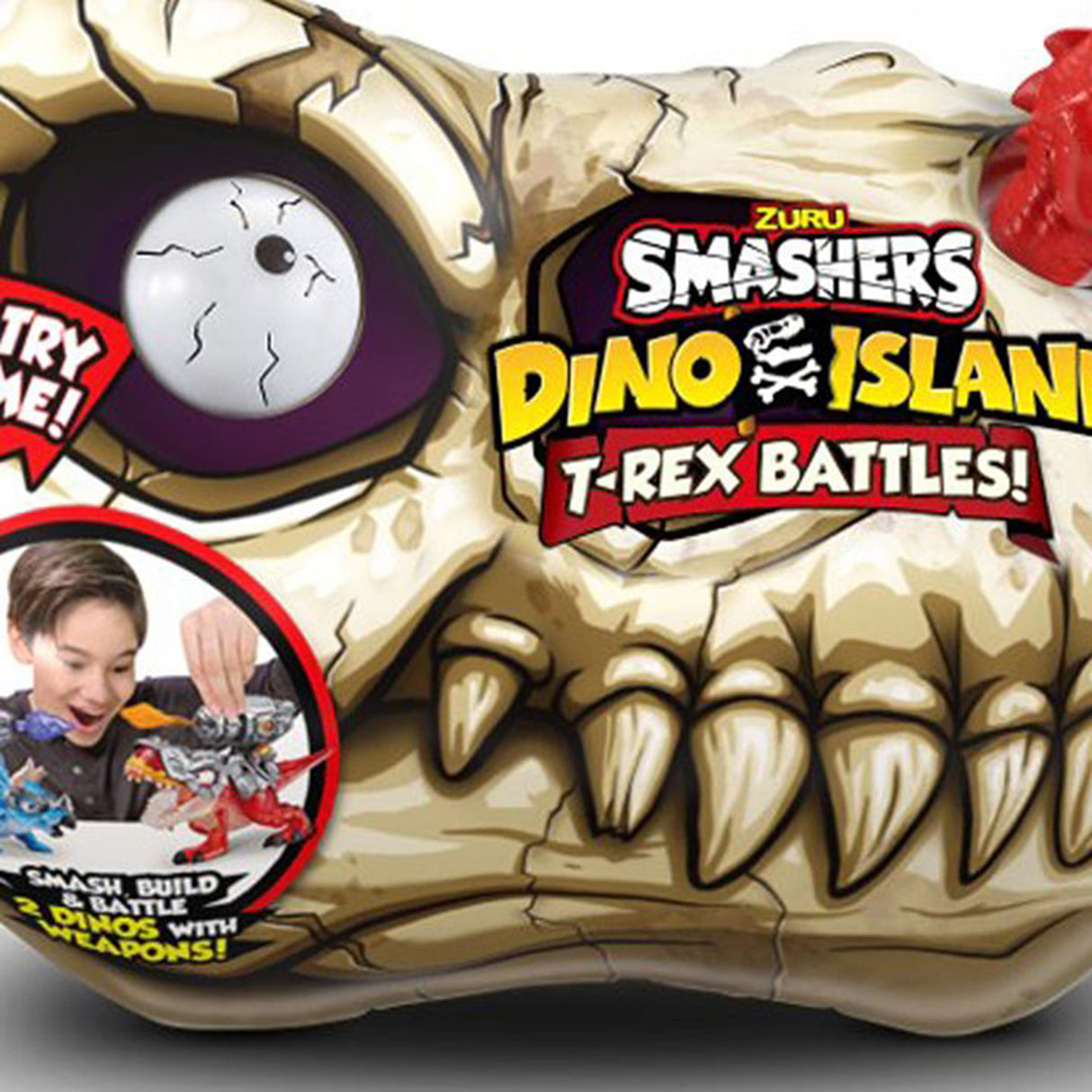 Smashers Dino Island T-Rex Battle Playset