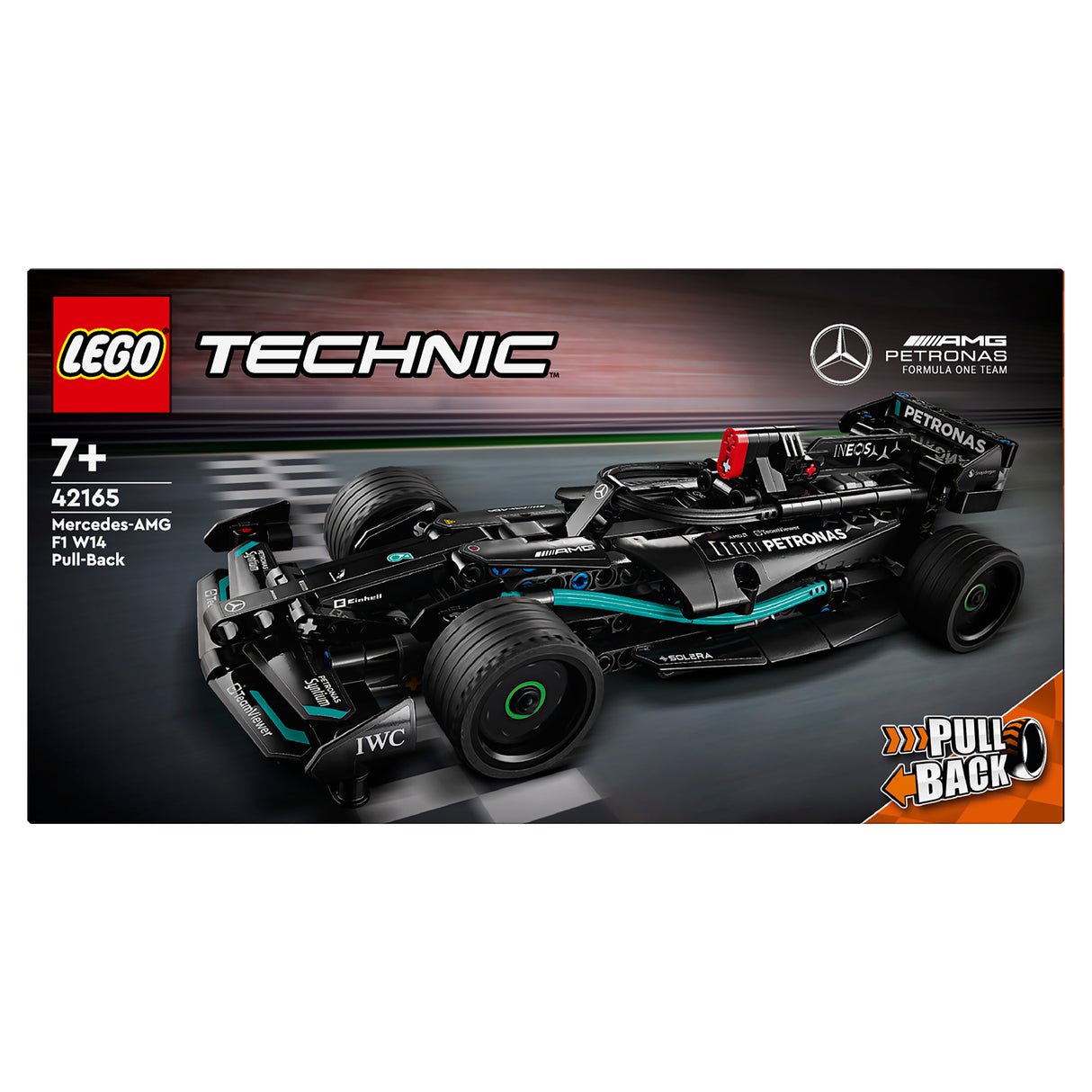 LEGO Technic Mercedes-Amg F1 W14 E Performance Pull-Back 42165, (240-Pieces)