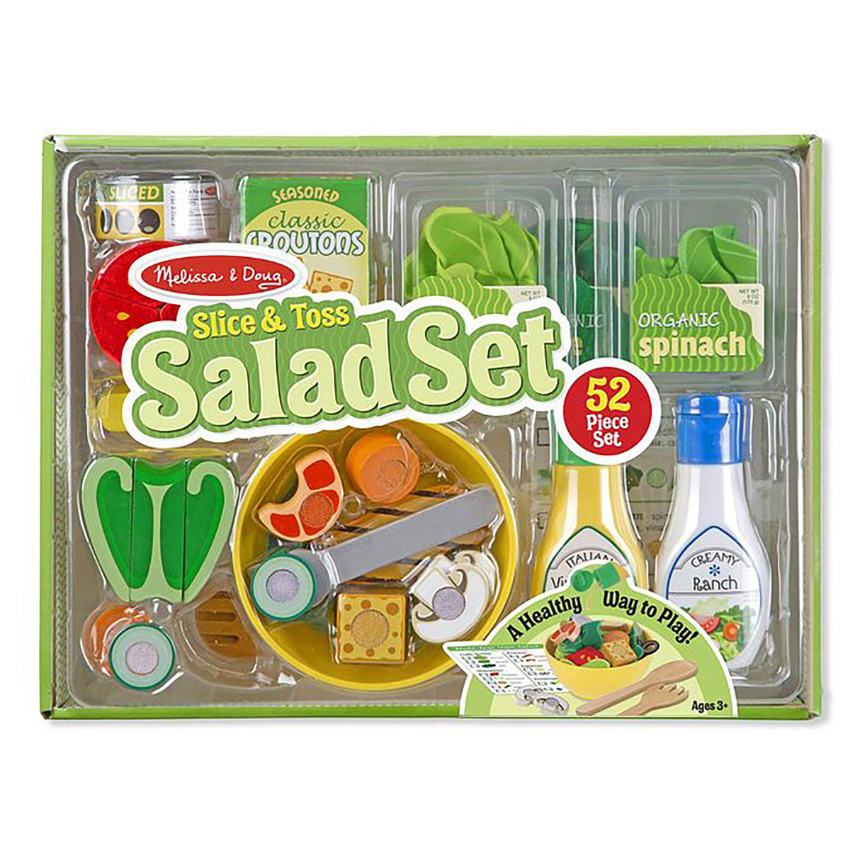 Melissa & Doug Slice & Toss Salad Making Playset