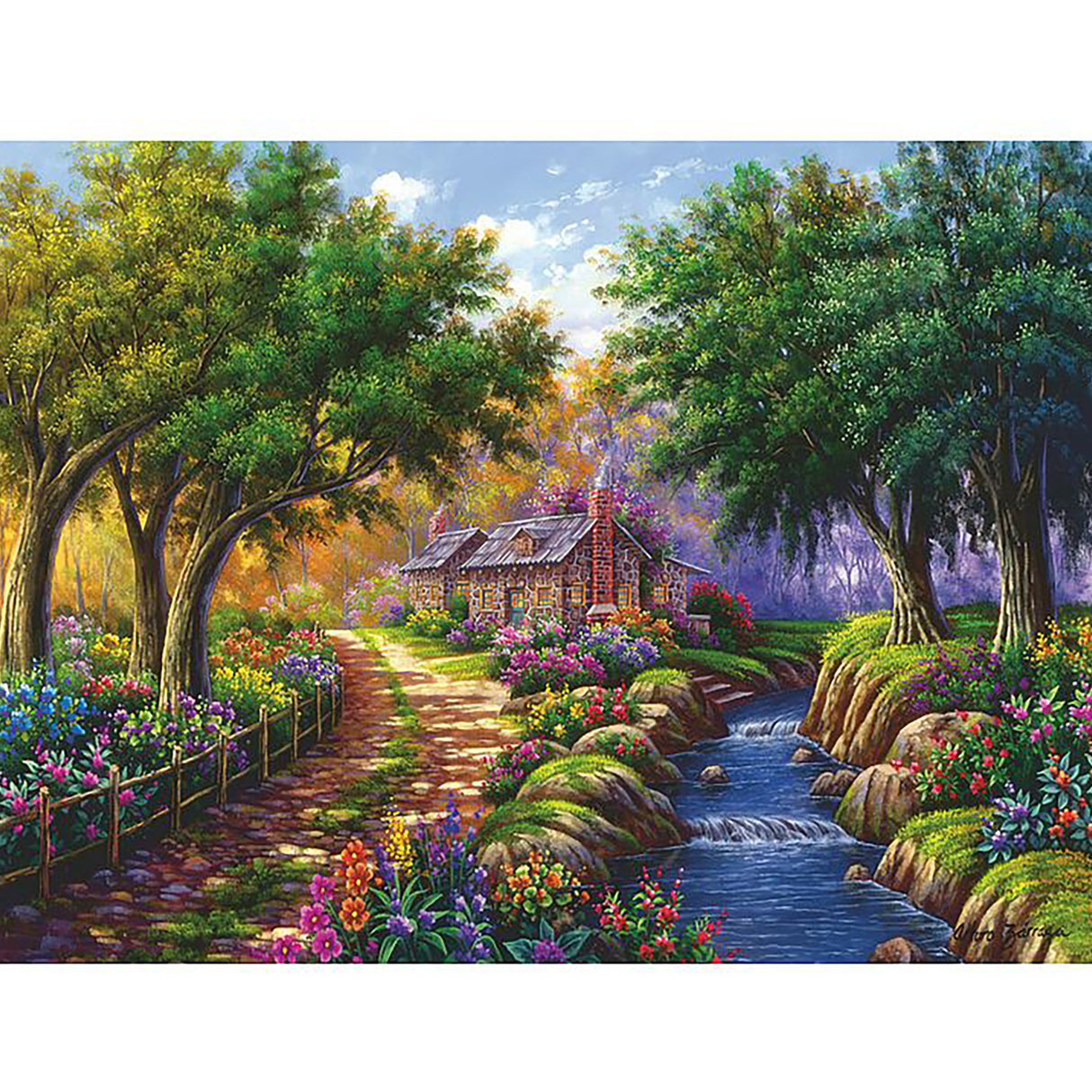 Ravensburger Cottage by the River Puzzle (1500 pieces)