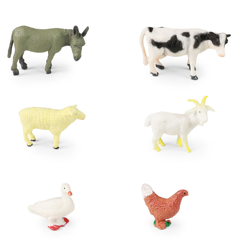 6 pcs Farm Animal Set #1