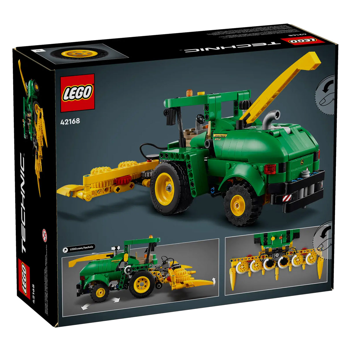 LEGO Technic John Deere 9700 Forage Harvester 42168, (559-pieces)