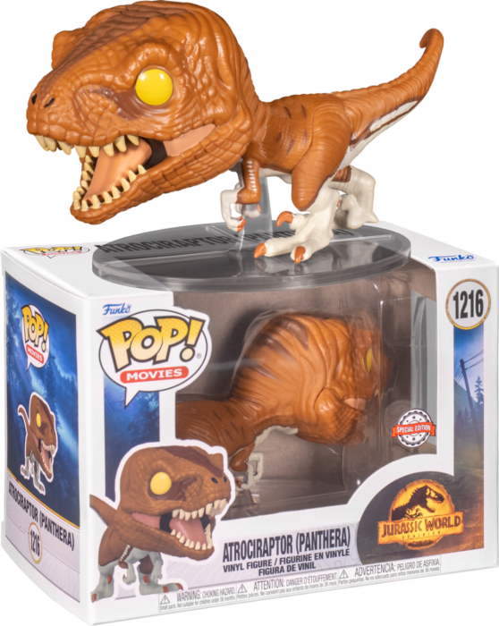 Funko Jurassic World 3 Atrociraptor Panthera Pop!