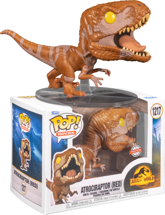 Funko Jurassic World 3 Atrociraptor Red Pop! Vinyl Figure