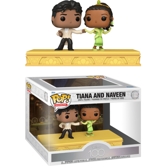 Disney 100th Tiana & Naveen Pop! Moment Vinyl Figure