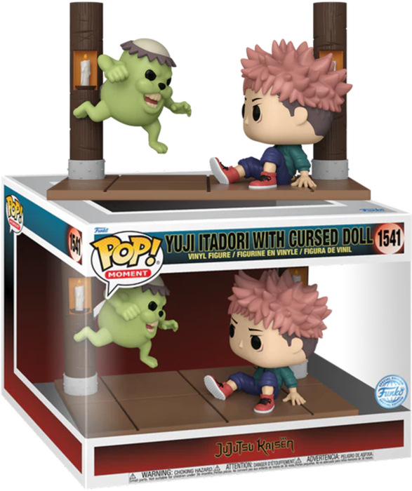 Jujutsu Kaisen Itadori &Cursed Doll Pop! Moment RS Vinyl Figure