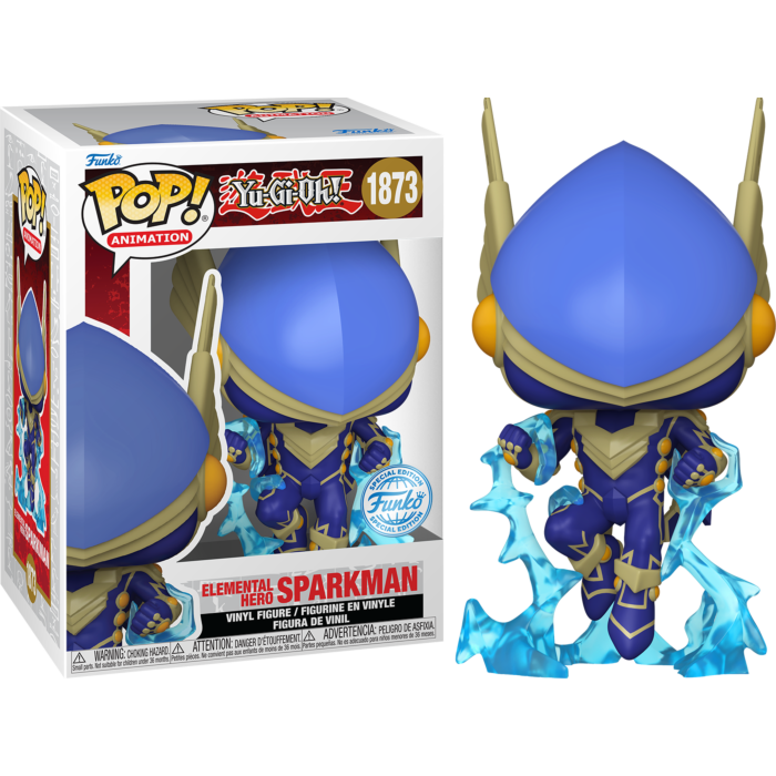 Yu-Gi-Oh Elemental Hero Sparkman Vinyl Pop! RS