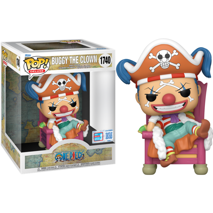 One Piece Buggy on Throne Deluxe NY24 Expo Pop! RS Vinyl Figure