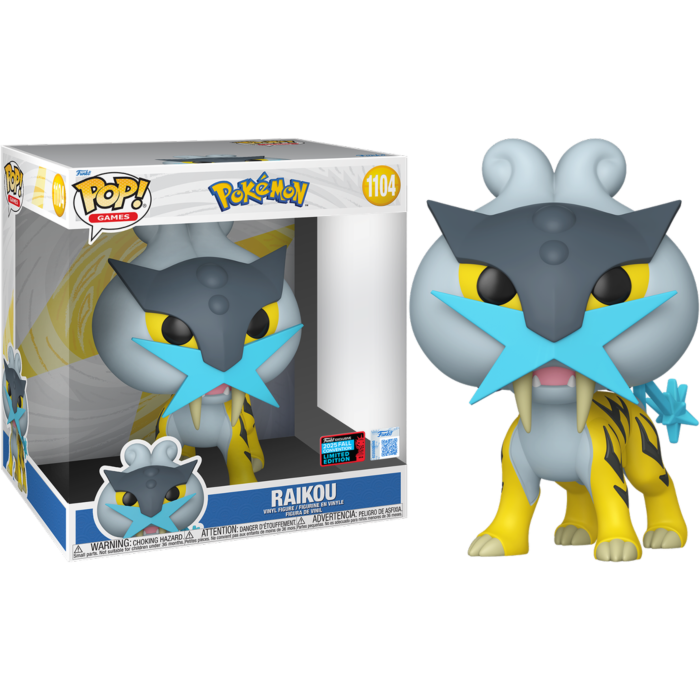 Pokemon Raikou 10" Pop! NYCC Expo RS Vinyl Figure
