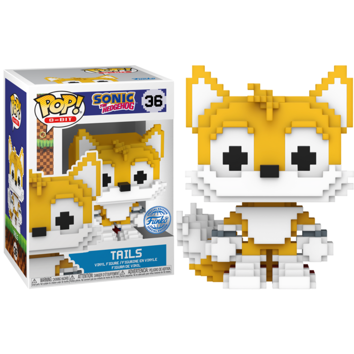 Sonic Tails 8-Bit Pop! RS Vinyl Figure