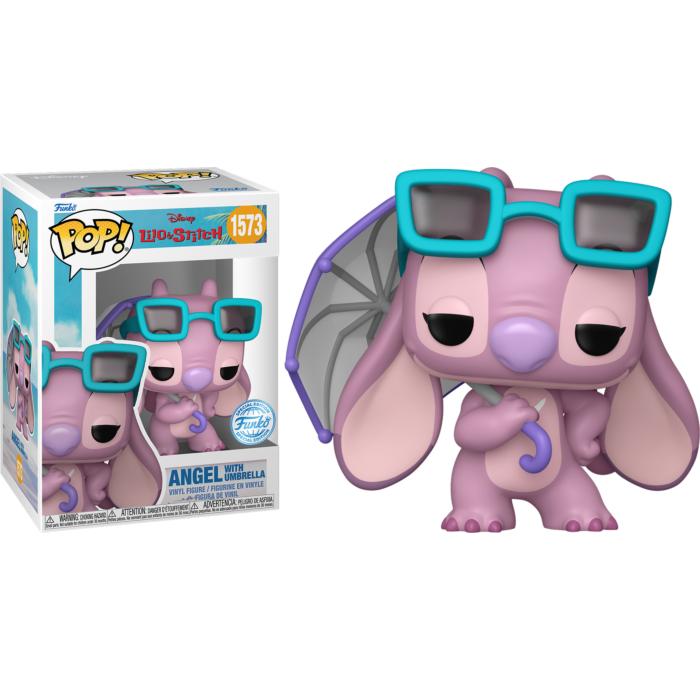 Lilo & Stitch Angel With Umbrella Pop! RS Vinyl Figure