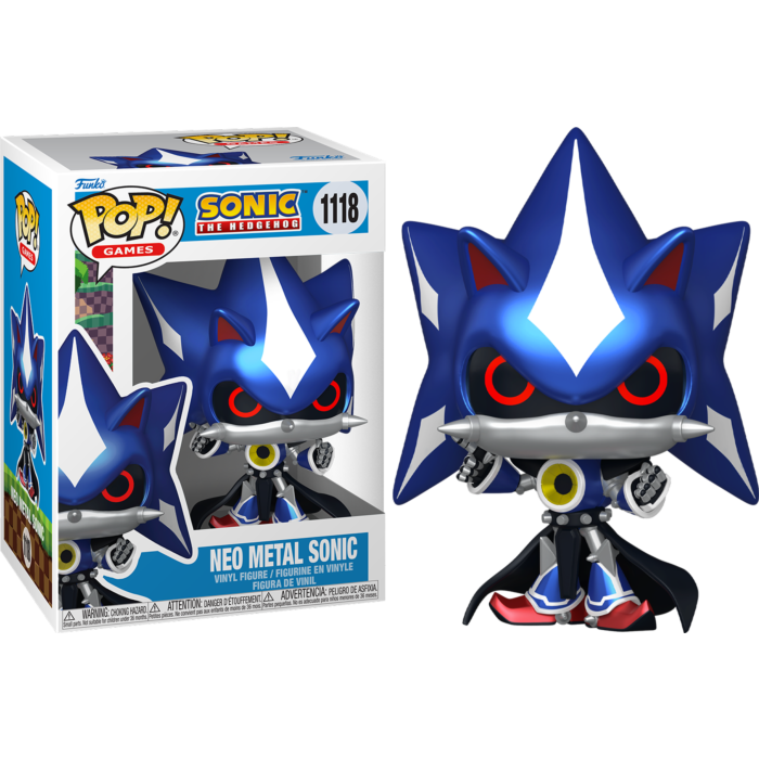 Sonic Neo Metal Sonic (Metallic) Pop! Vinyl Figure