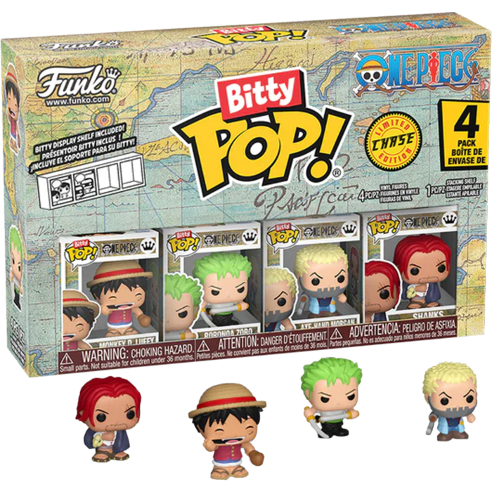 One Piece Luffy Bitty Pop! 4PK Vinyl Figure