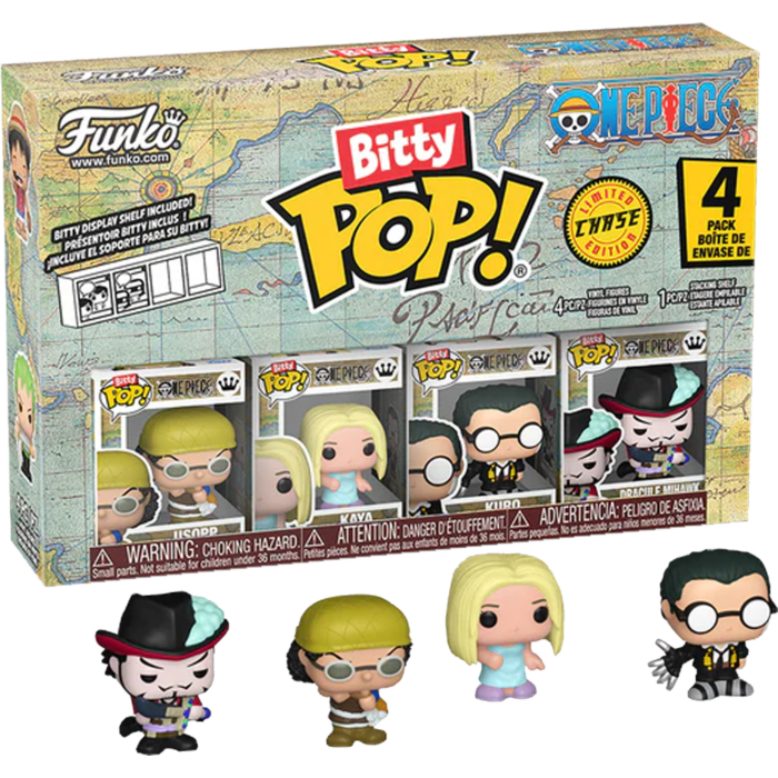 One Piece Usopp Bitty Pop! 4PK Vinyl Figure