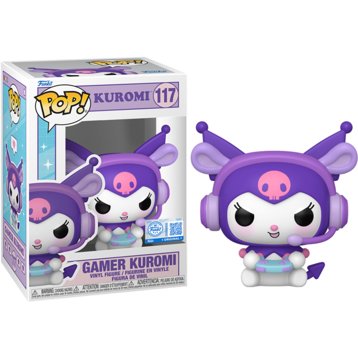 Hello Kitty Gamer Kuromi Pop! RS Vinyl Figure