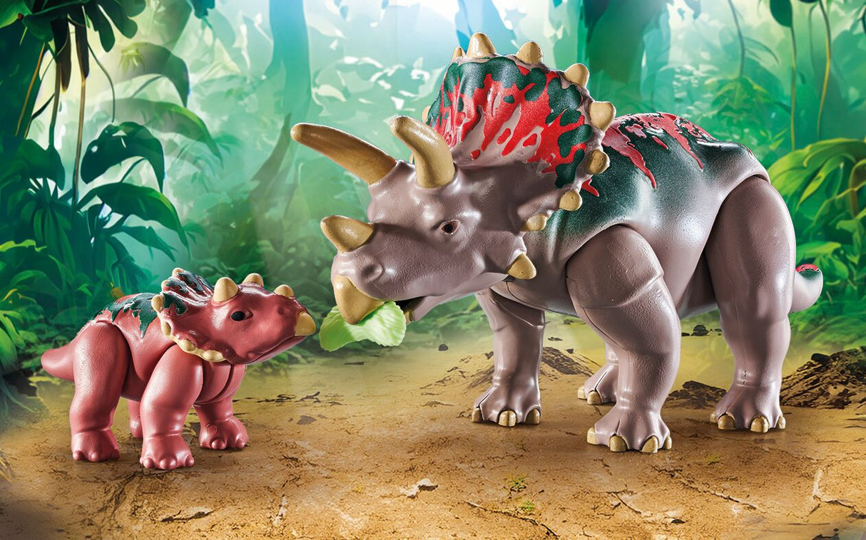 Playmobil Triceratops Family