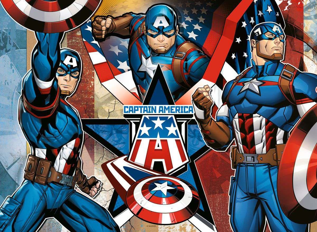 Ravensburger Marvel Captain America 100 Piece Puzzle