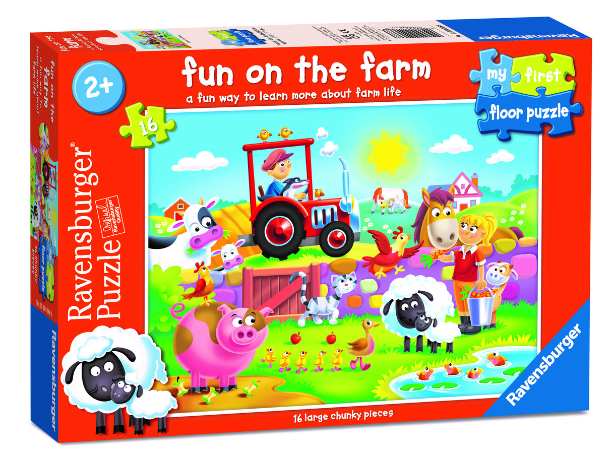 Ravensburger Fun On The Farm First Floor Puzzle 16p